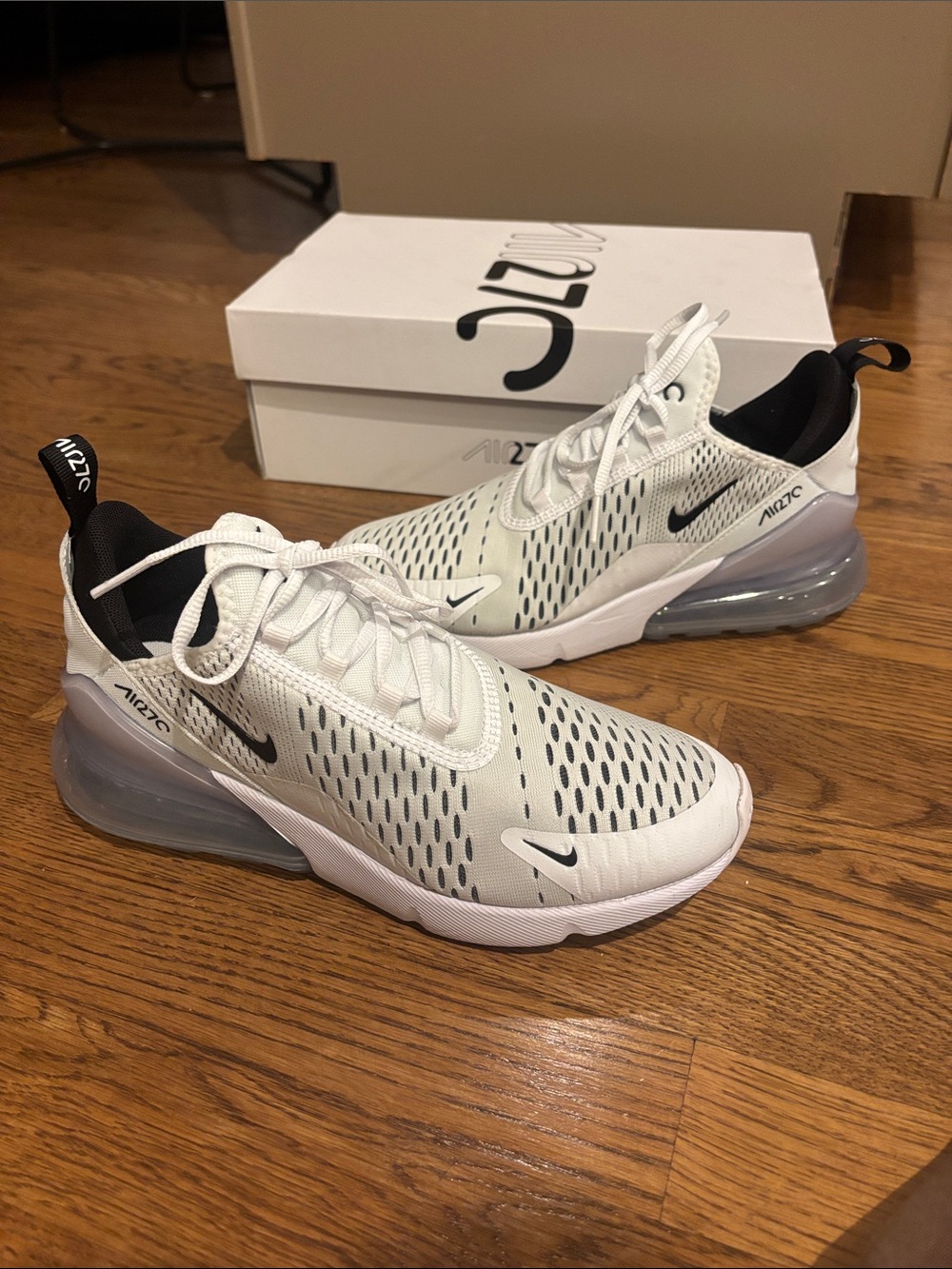 Nike Air Max 270 Sneakers - White and Black